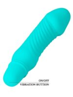 Silikonski plavi mini vibrator - Stev - Image 4