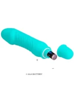 Silikonski plavi mini vibrator - Stev - Image 5