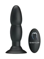 Analni vibrator od silikona na daljinski - Beaded Pleasure - Image 2
