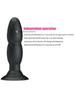 Analni vibrator od silikona na daljinski - Beaded Pleasure - Image 8