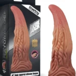 Animal Style Silikonski Dildo - Tongue Silicon Dildo 25 cm