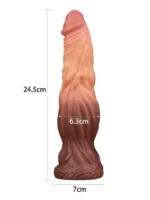 Egzotični realistični animalni dildo - Silicone Nature Cock 24,5 cm - Image 7