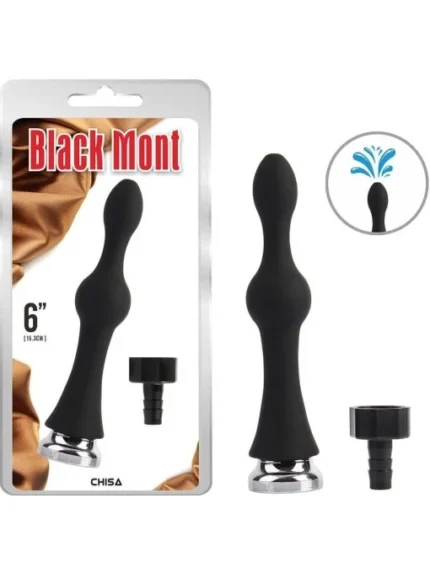 Klistir za tuš i analni plug 2u1- Black Mont