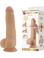 Mekani dildo sa kožicom - Draco Sliding Skin 23 cm