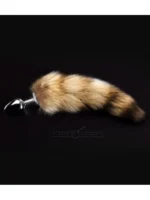 Metalni analni plug sa Repom - Striped Tail