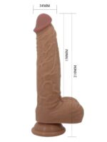 Pokretljivi vibrator na daljinski - Jonathan 21 cm - Image 4