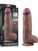 Realistični dildo XXL veličine - Dual Layer Silicon XXL Cock 31 cm