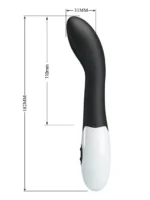 Silikonski vibrator - Bishop Black - Image 7