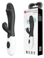 Silikonski vibrator - Snappy Black