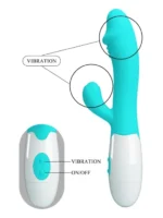 Silikonski vibrator - Snappy Green - Image 5