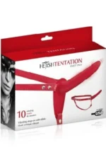 Silikonski vibro strap punjiv - Strap Vibro Red