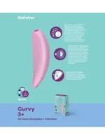 Stimulator klitorisa aplikacija - SATISFYER CURVY 3+ - Image 4
