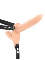 Strap On dupli silikonski punjiv - Double Strap Vibro - Image 4