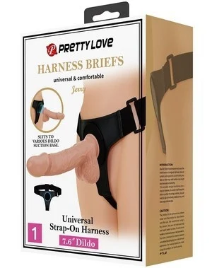 Strap on realističan mek - Jerry 19 cm