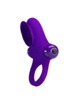 Vibro prsten za penis - Četkica Lila - Image 2