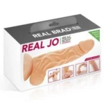 Dildo sa pomičnom kožicom - Real Jo 17,5 cm