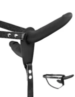 Dupli Strap On - Double Strap Black - Image 4