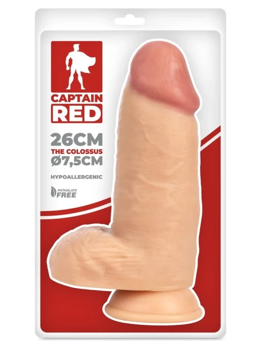 extra-debeo-dildo-precnika-o-7-5-cm-captain-red~7054 Extra debeo dildo prečnika Ø 7,5 cm - Captain Red - Image 1