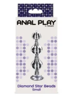 Metalni analni plug sa kristalom - Diamond Star