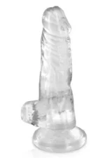 Mini prozirni dildo - Pure Jelly Clear 13 cm - Image 3