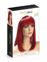 Perika polu duga crvena - Elvira Wig - Image 2
