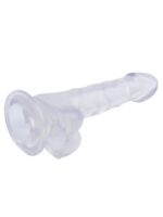 Prozirni realistični dildo - Hi-Ruber 19.5 cm - Image 2