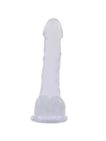 Prozirni realistični dildo - Hi-Ruber 19.5 cm - Image 3
