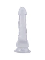 Prozirni realistični dildo - Hi-Ruber 19.5 cm - Image 4