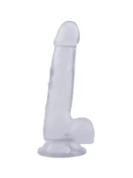 Prozirni realistični dildo - Hi-Ruber 19.5 cm - Image 5