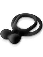 Prsten za penis i testise - Double Ring Black - Image 3