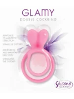 Prsten za penis i testise - Double Ring Pink