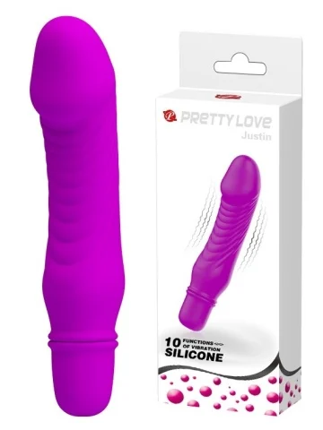 Silikonski pink mini vibrator - Stev