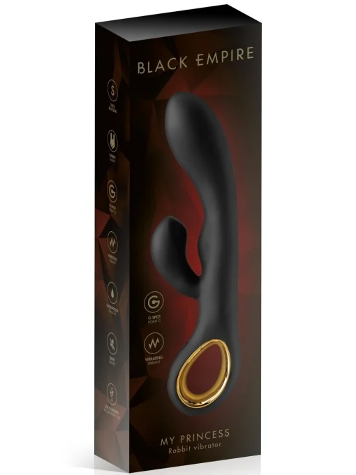 silikonski-punjiv-vibrator-black-empire-princess~4794 Silikonski punjiv vibrator- Black Empire Princess - Image 1