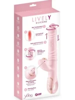 Silikonski vibrator sa šest funkcija 6u1 - Yoba Lively