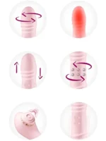 Silikonski vibrator sa šest funkcija 6u1 - Yoba Lively - Image 6