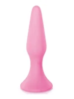 Silionski analni plug - Glamy First Pink M - Image 2