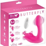 Vaginalo - klitoralni vibrator 3u1 - Yoba Butterfly