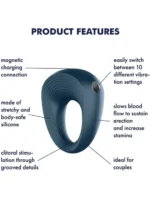 Vibro prsten za penis - SATISFYER Power Ring - Image 4