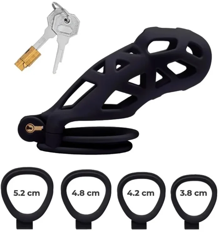 ABS Kavez za penis L veličina - ABS Cock Cage L size - Слика 8