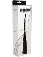 Bič sa nitnama crni - Black Flogger 65 cm - Image 5