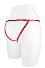 Crvene micro tange sa otvorom - Angela - Image 2