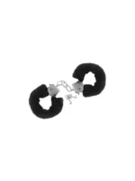 Metalne lisice sa krznom - Sweet Caress Black - Image 2