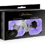 Metalne lisice sa krznom - Sweet Caress Lila