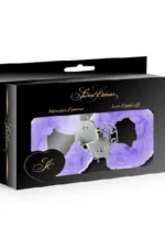 Metalne lisice sa krznom - Sweet Caress Lila