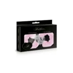 Metalne lisice sa krznom - Sweet Caress Pink