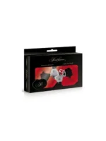Metalne lisice sa krznom - Sweet Caress Red
