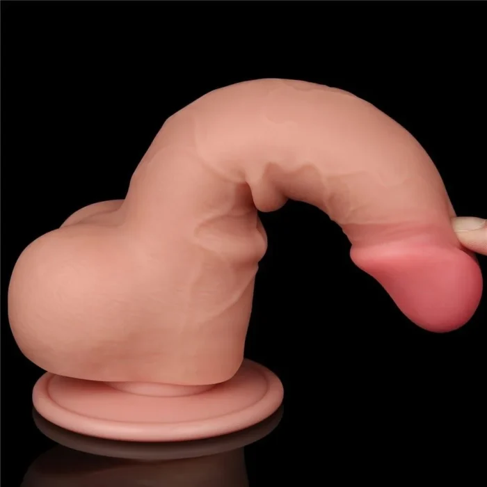 Realistični dildo - Sliding Skin 19 cm - Слика 3