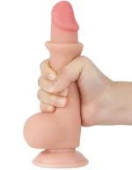 Realistični dildo - Sliding Skin 19 cm - Слика 5