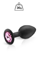 Silikonski analni plug - Eden Black veličina S - Image 2