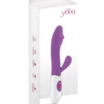 Silikonski multifunkcijski vibrator - Elya Violet